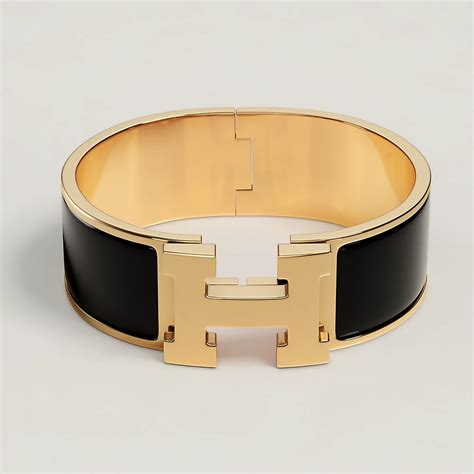 hermes clic clac nero|clic clac h bracelet.